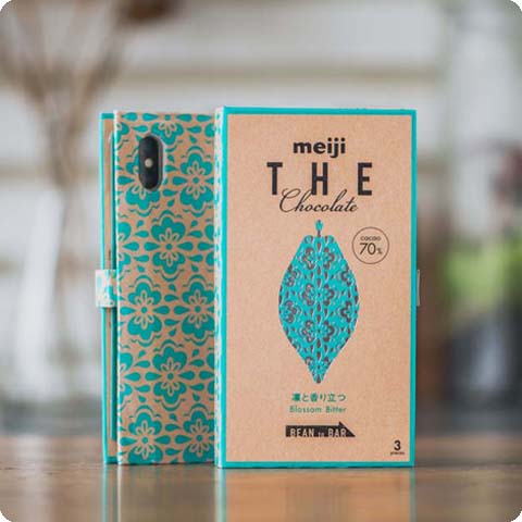 明治 THE Chocolate 手帳型スマホカバー